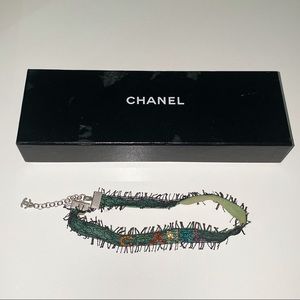 CHANEL Crystal Lace Choker RARE